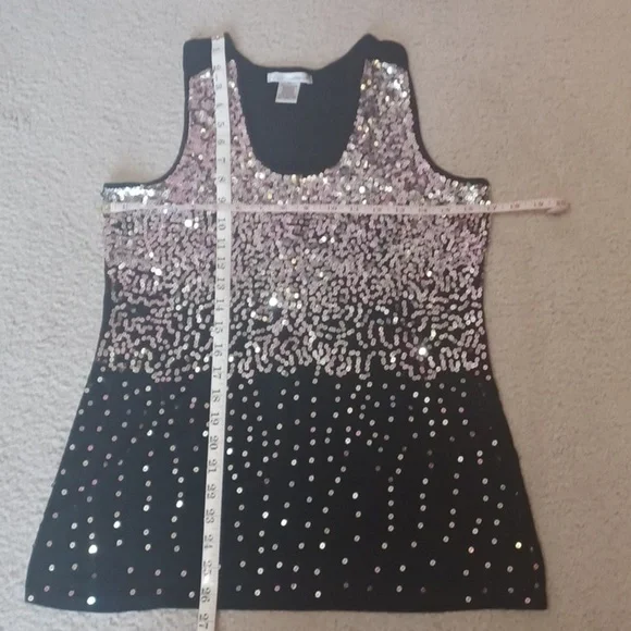 Cool Attitude Racerback Sequins Top - Picture 3 of 10